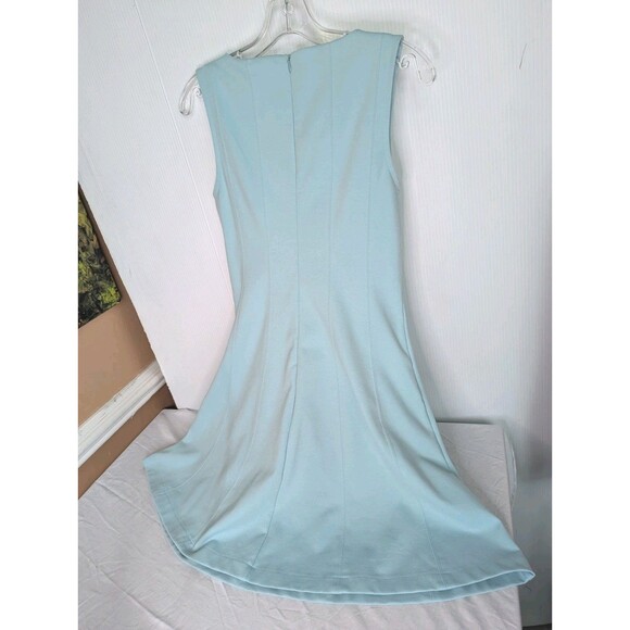 Apt9 Blue Dress Luxury TailoredFit Robins Egg Elegant Classic Womens PS Academia - Picture 2 of 16